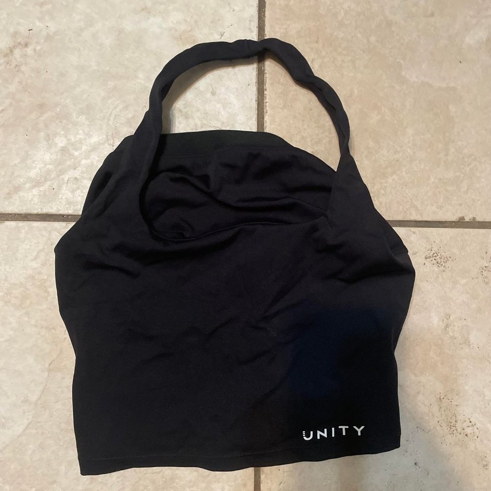 Unity sports bra top workout women gym size Large